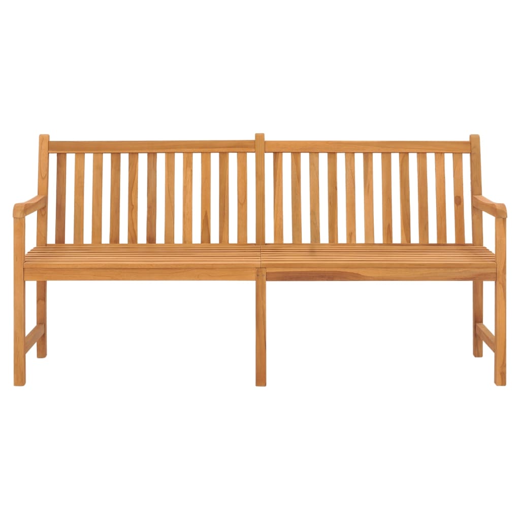 Vidaxl Ławka Ogrodowa, 180 Cm, Lite Drewno Tekowe