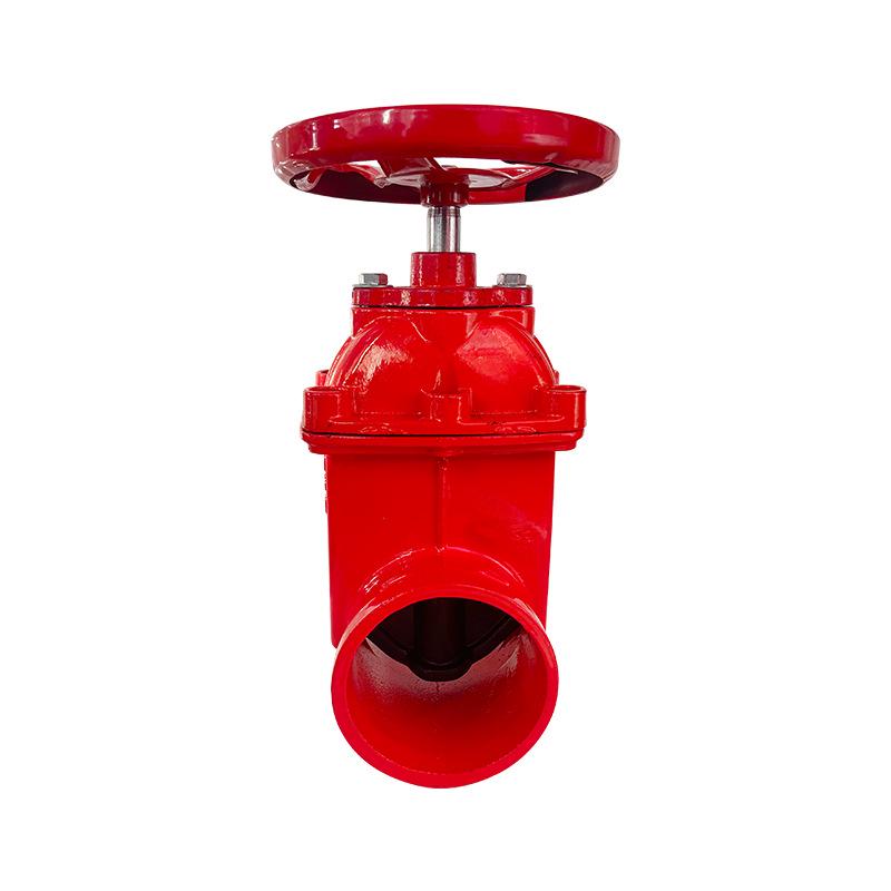 Z85X Groove Hidden Stem Gate Valve: Manual Ductile Iron Gate Valve with Exposed Stem and Firefighting Elastic Seat Seal.
