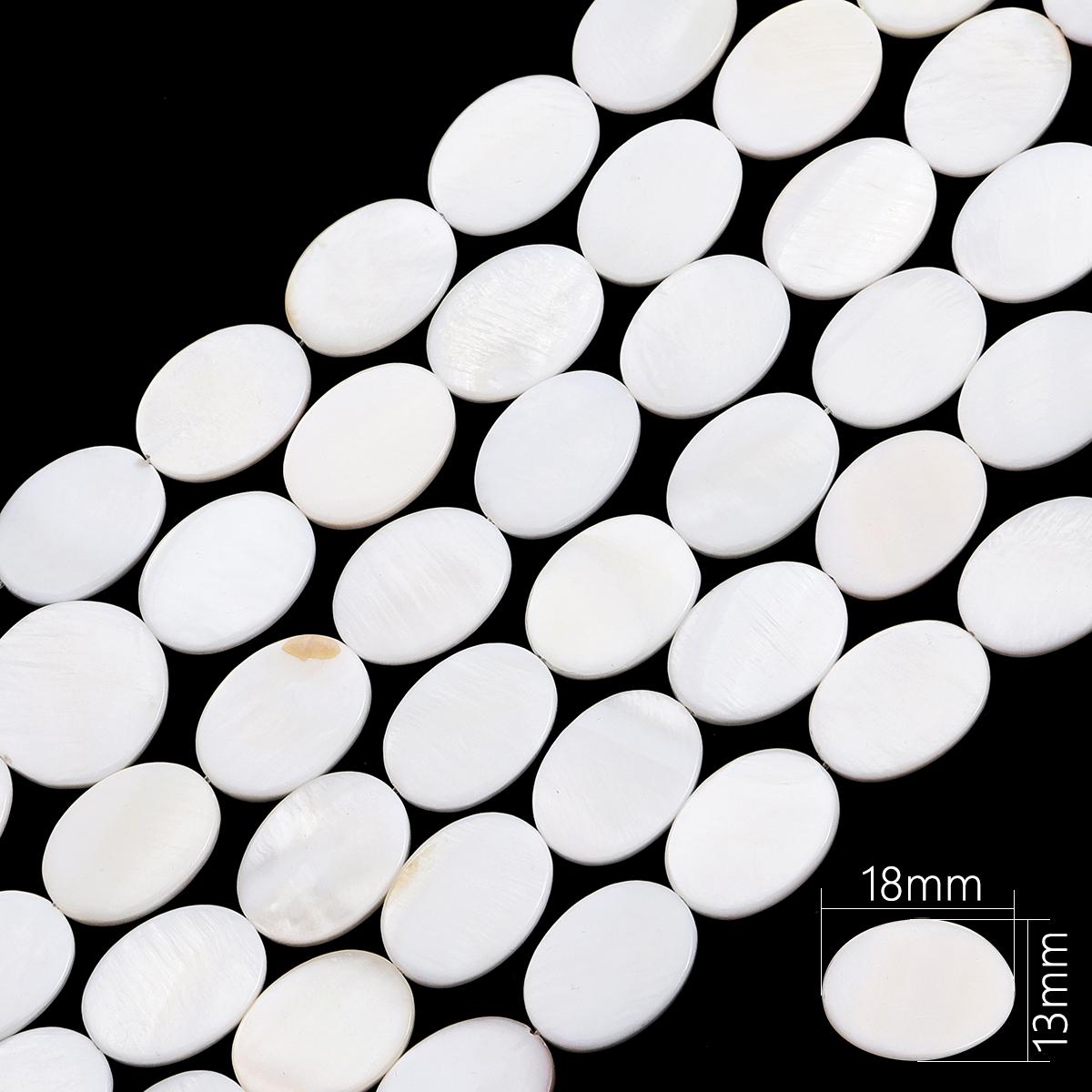 

22-115 шт. Натуральные пресноводные ракушки Геометрические бусины для DIY ожерелья, браслета, серег, изготовления ювелирных изделий 18x13mm 22Pcs