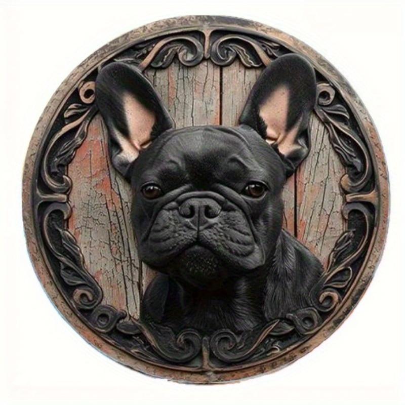 

2d Плоский 20*20см, Кругла Дерев яна Табличка, Декор на Тему Собак, Подарунки, для Бару, Готелю, Кафе, Дому, Кухні, Саду, Декору Спальні. 20*20cm