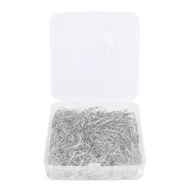 300PCS Paper Clips with Star Shaped Decoration Stainless Steel Non Slip Paperclips for Office
