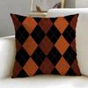 Vintage Texture Cushion Cover Soft  EasyWash Pillow Case  Versatile for Couch Bed Travel and Office