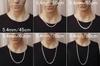 Thick Cuban Link 925 Sterling Silver Silver Simple and Cool Cuban Link Chain Silver Cuban Link Only [100-point Market] Necklace, Chain, Men's