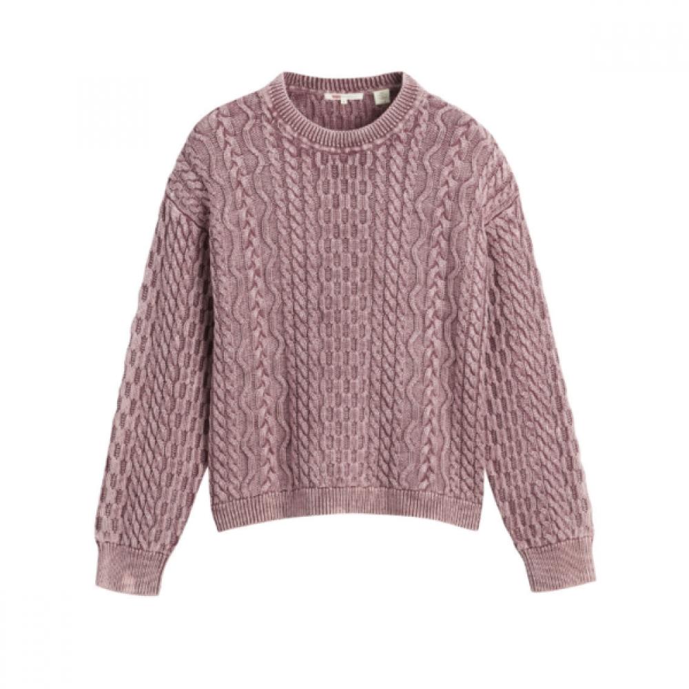 Levi S Women S Sweater 0063a 0000 Layla Cable Crewneck