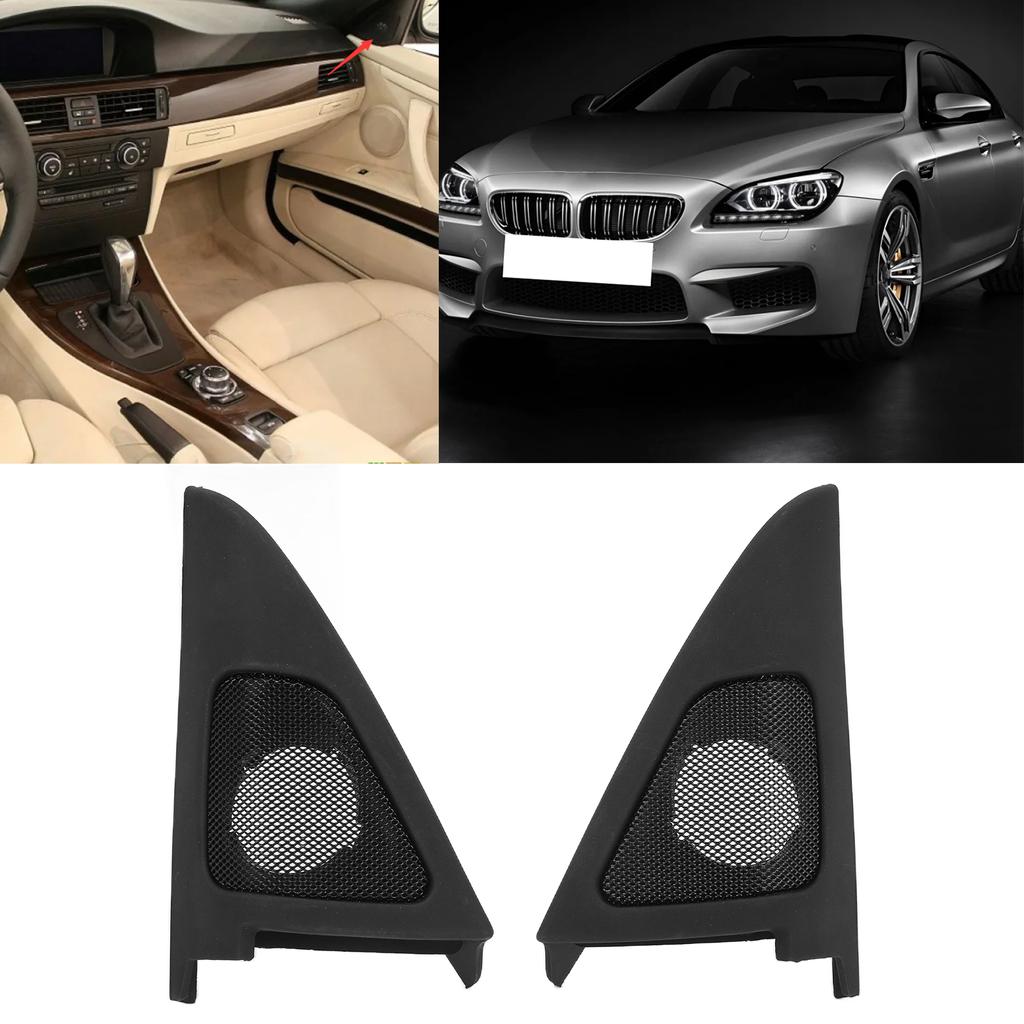 Front Door Speaker Cover Trim 51337184197 Left Right Interior Replacement for 3 SERIES E92 E93