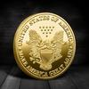 2Pcs Commemorative Coin Exquisite Trump American Eagle Commemorative Coin Set for Home