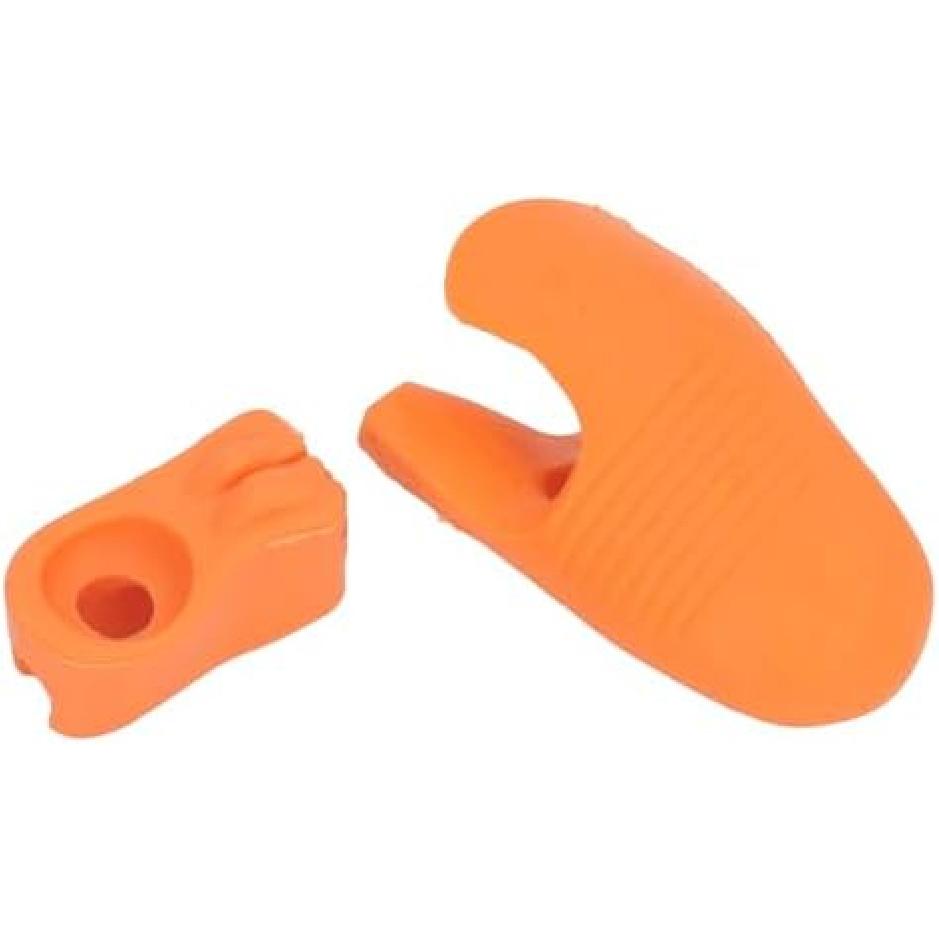 2 Pcs Violin Bow Grip Corrector, Soft SiliconeBow Hold Buddies Violin Viola Teaching Aid (Blue)