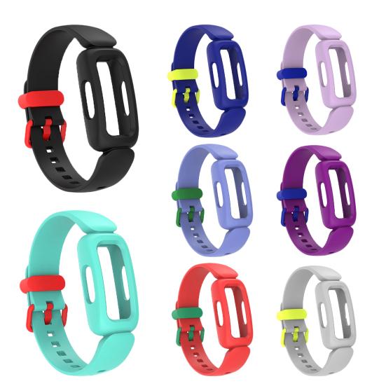 Watch Band Sweat-proof Sports Replaceable Watch Breathable Integrated Belt for Fibit Inspier 2/ACE