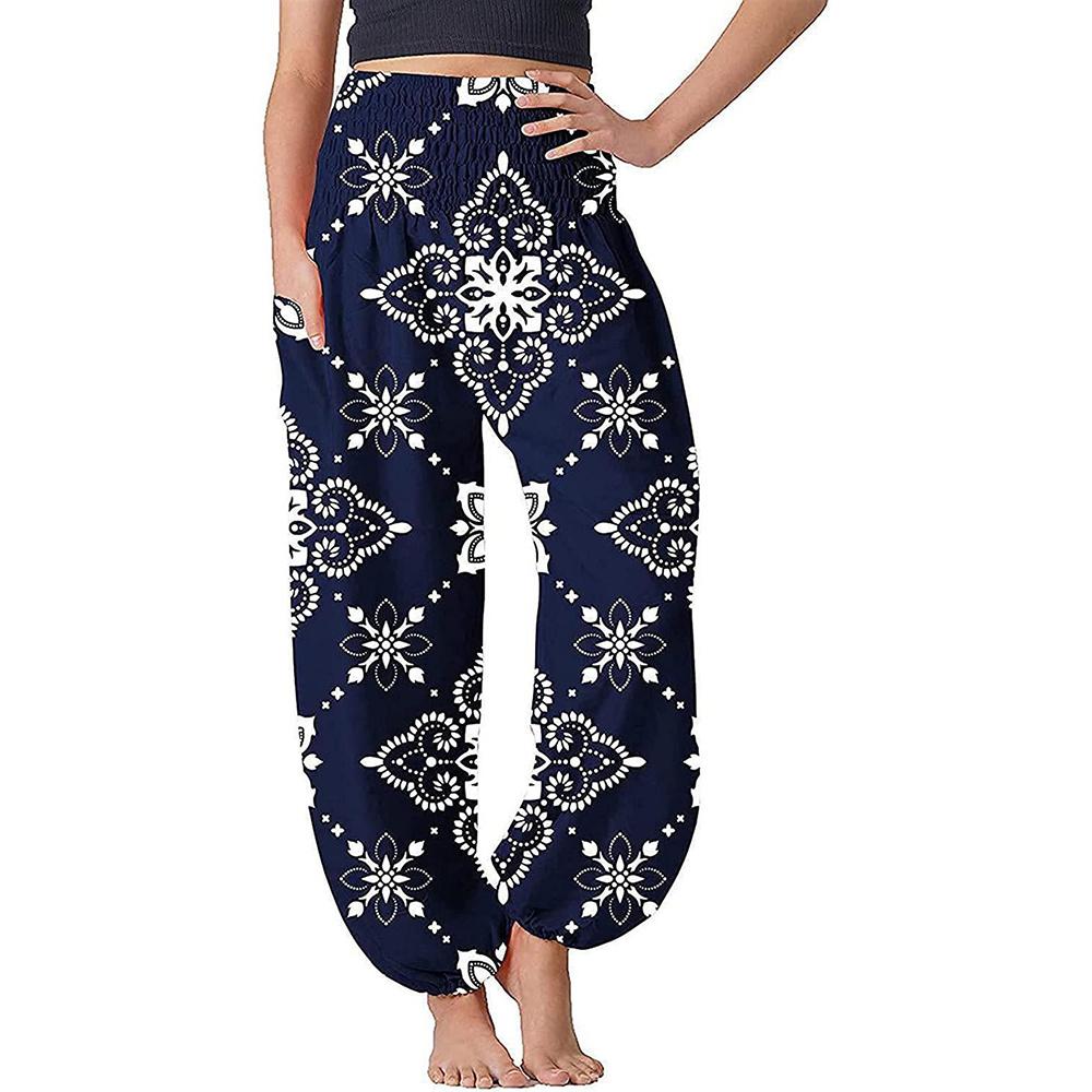 high waisted boho pants