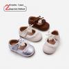 Spring 2026 Girls' Leather Bow Lace Princess Shoes - Soft Sole Non-slip Kids' Shoes