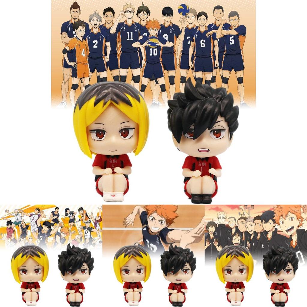 Adorable Pvc Volleyball Anime Figure Of Lk Black Tail Iron And Lk Gnawing Claw For Collectors