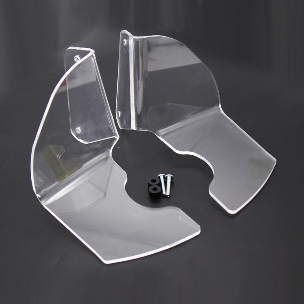 

2015 2016 2017 For TIGER800XRX Motorcycle Side Windshield Windscreen Handshield Wind Deflector For Tiger 800 XRX прозрачный