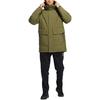 Adidas Terrex Mid Down Hooded Jacket Men Outerwear Military-Green HM9716