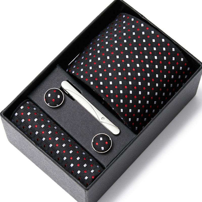 Nouvelle Cravate pour Homme Six Pièces Affaires Mariage Cravate pour Homme