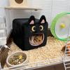 Warm Hamster Cotton Nest Soft Plush Guinea Pig Insulated Nest Winter Hamster House Cage Accessory