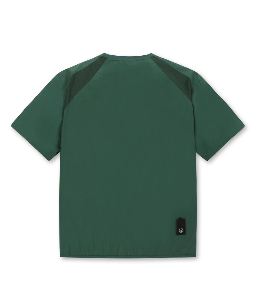 Goldeunbeeo Stretchable Woven Crewneck Sweatshirt_G4Tam25141Grx