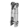 Double Anchor Swivel Connector 316 Stainless Steel Heavy Duty Multi Directional Mooring Connector 3200 Lbs Capacity for