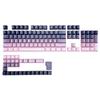 Ergonomic OEM Profile PBT Keycap Set, Front Printed Double Shot Keycap with Shine Through for Mechanical Keyboards