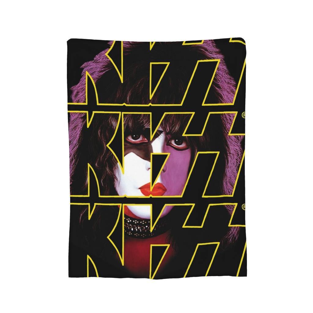 K-Kiss Band Blankets Fleece Decoration   Multifunction Ultra-Soft Throw Blanket for Sofa Outdoor Bedding Throws