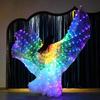 Ruoru Rainbow Color Alas Angle Led Wings Adult Led Costume Circus Led Light Luminous Costumes Party Show Isis Wings Dancewear