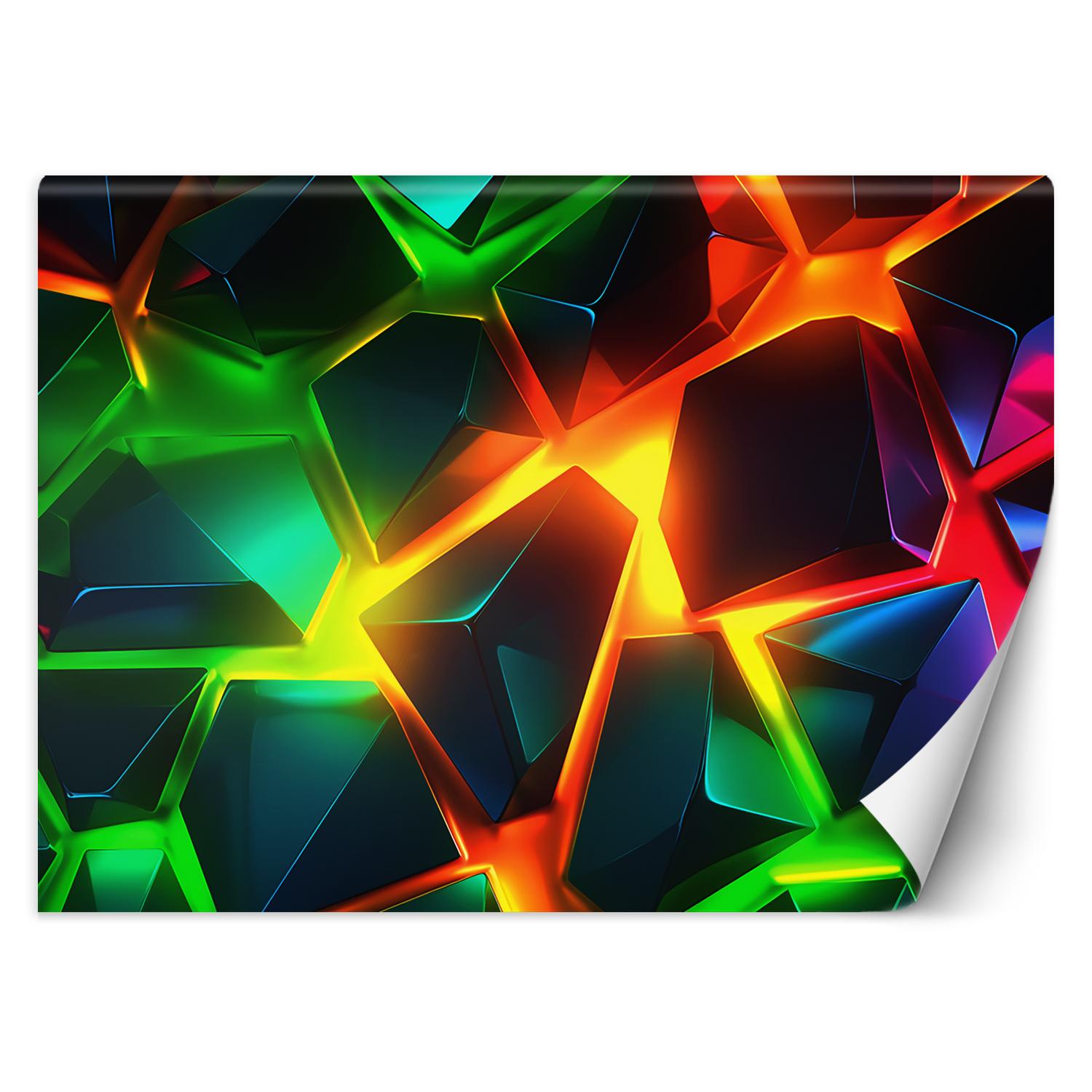 Tapete Krāsaina 3D abstrakcija 250x175
