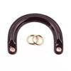 1Pc The New Product Is Suitable for Princess Diana Bag Strap, Arched Bag Strap U-shaped Handle Patent Leather Curved Pu Bag Strap