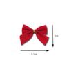 12Pcs Christmas Bows Decoration Gold Red Silver Small Bows for Christmas Tree Mini Bowknot DIY Ornaments Home Decoration 2025