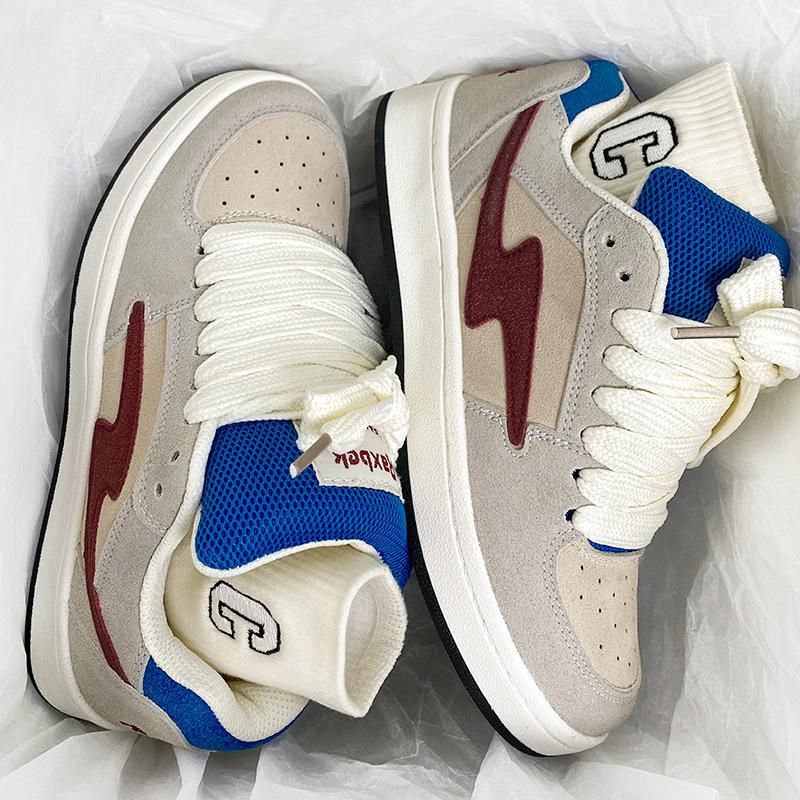 New bread shoes spring and summer new niche retro casual shoes Han Su ins student shoes