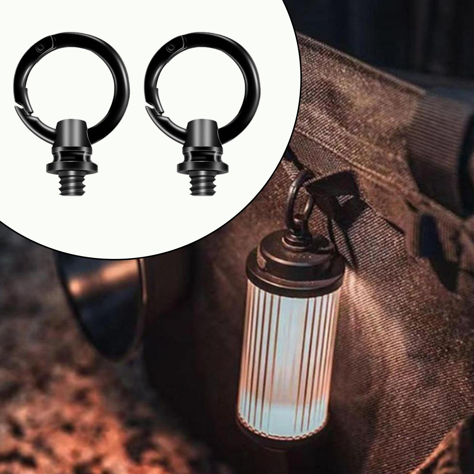 

2 Pieces Camping Lantern Hooks Replacement Camp Light Hangers Tent Hanging for BBQ
