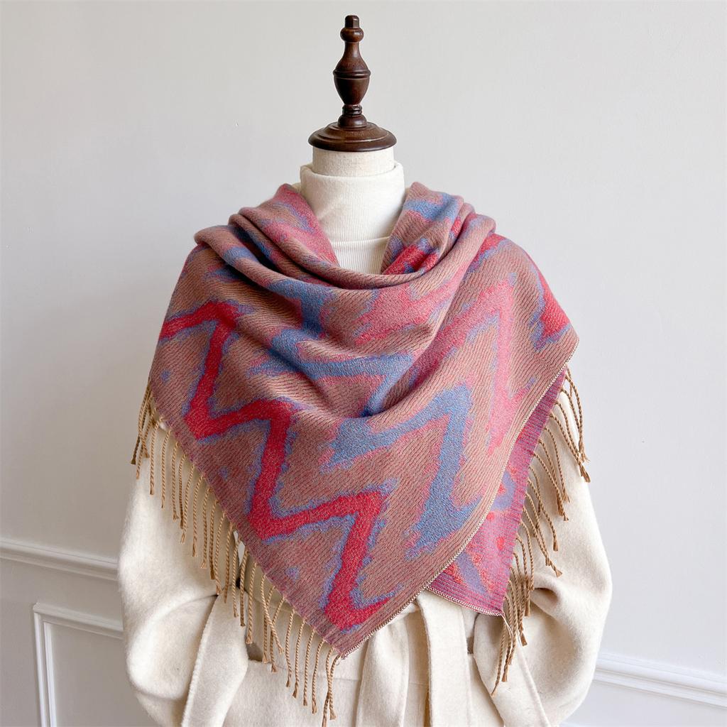 Women Winter Scarf Cashmere Pashmina Shawls and Wraps Bufandas Floral Print Warm Thick Scarves Blanket for Lady  Newpe