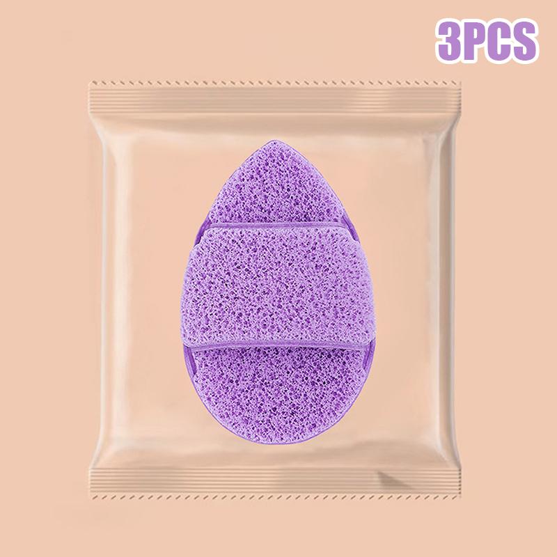 3Pcs Soft Skin-Friendly Face Cleansing Puffs Fast Foaming Deep Clean Hygienic Facial Washing Sponges Facial Skin Care Tool