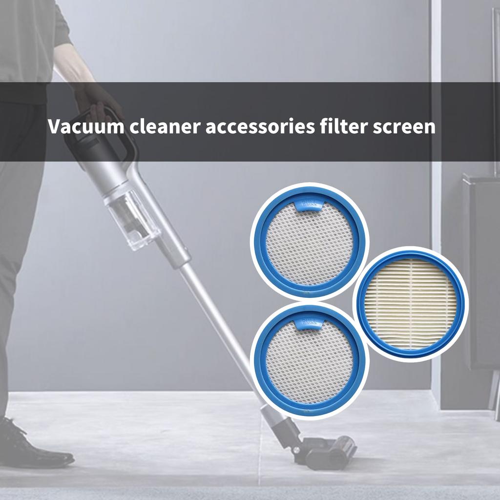 3PCS High Efficiency Filters Vacuum Cleaner Filters Replacement Filter Plastic Texture Spare Part Suitable for Vacuum