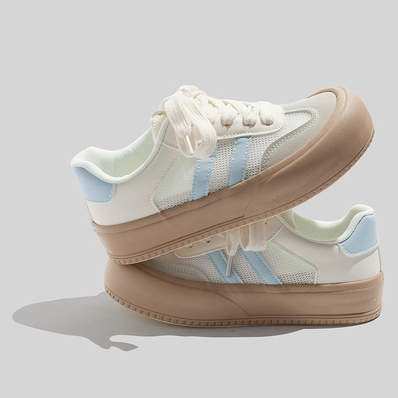 Mesh breathable 22 summer new board shoes student platform casual 35