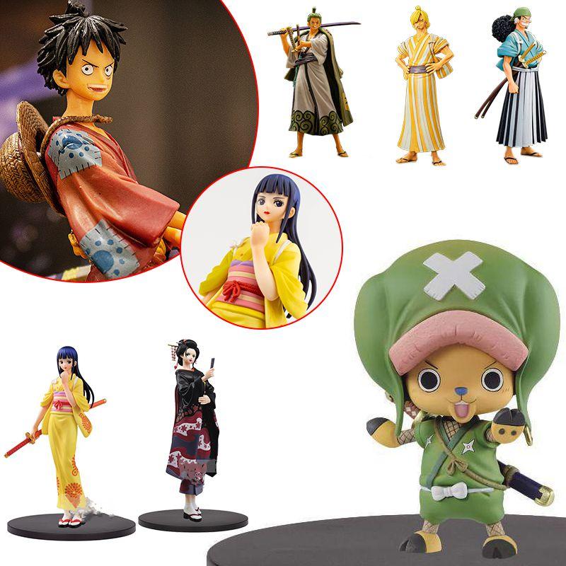 Exquisite One Piece Actionfiguren-Kollektion mit Luffy Robin Kiku Nami Usopp Chopper Sanji Zoro Modellen