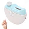 Electric Nail Clipper, 2 in 1 Automatic Nail Trimmer and Polisher with LED Light for Adults and Seniors, White