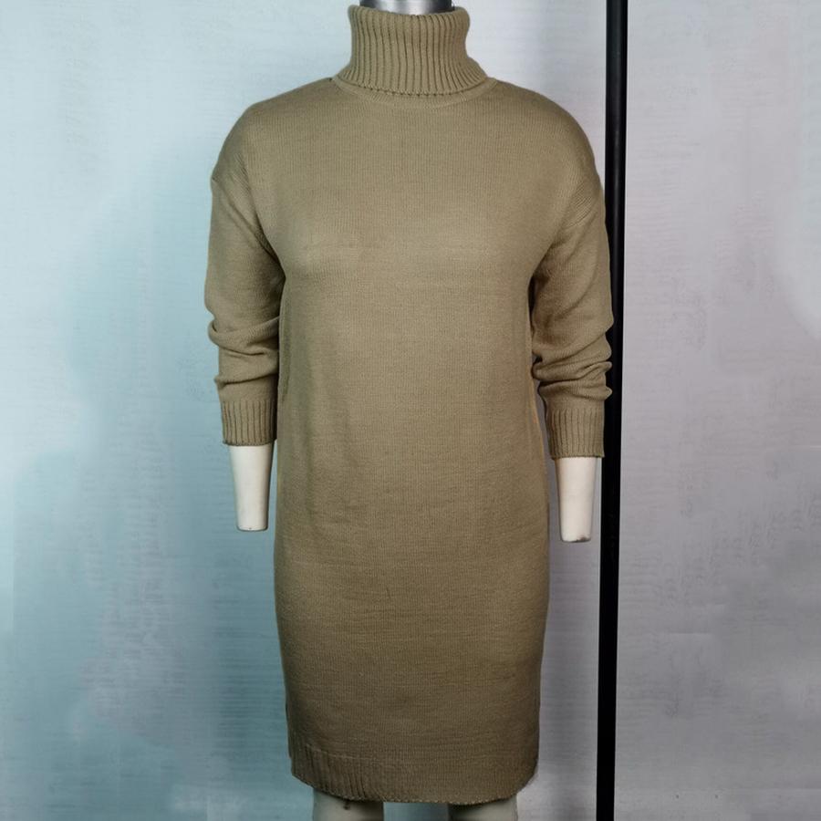 Oversized Knit Sweater Long Sleeve High Neck Coat Women's Fall Winter Fashion Sweater Jacket