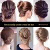 Lazy Bun U-Shaped Hair Comb for Women's Updo Styling