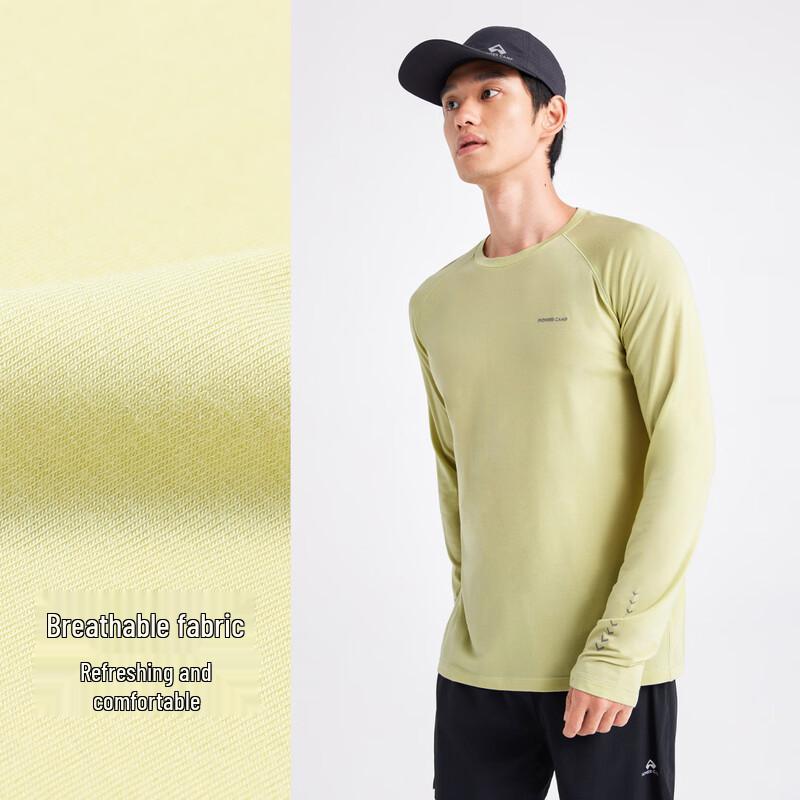 TRLUZ Men's Merino Wool Blend Long Sleeve T-Shirt