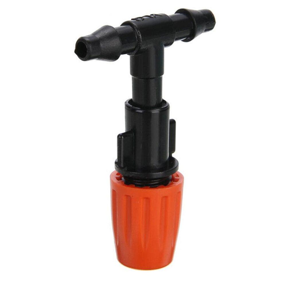 50 Pcs Micro Drip Adjustable Irrigation System Watering Sprinklers Emitter Drippers Garden Irrigation Nozzle Adjustable Dripper