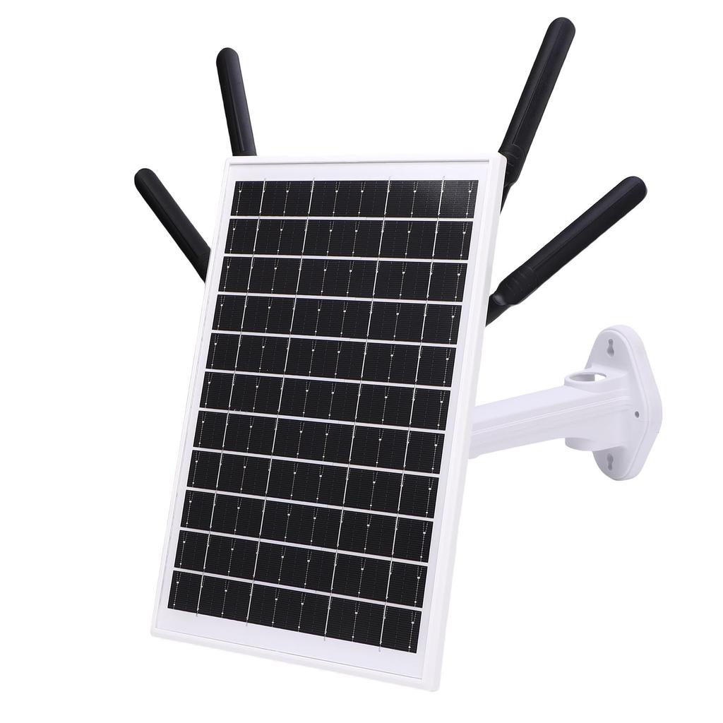 12W Solar Powered 4G LTE Modem Router 300Mbps Solar WiFi 6 Extender with SIM Card Slot 18000 MAh Battery 150M Long
