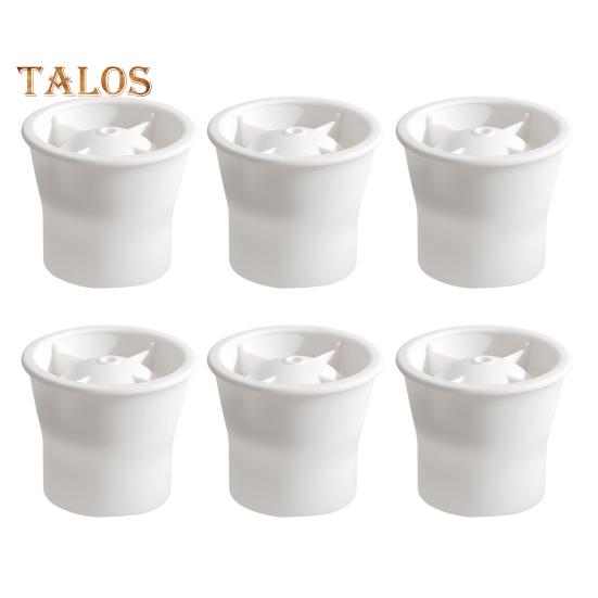 6Pcs Ice Tray Silicone Sphere Ice Mold Maker Food Grade Easy Release Ice Cube Mold with Lids Stackable Spherical Ice Makers