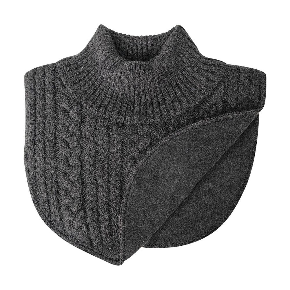 Detachable Knitted Mock Turtleneck Fake Collar For Kids Winter Warm Unisex Pullover Dickey False Collar for Photos School Party