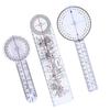 3 Stück Weißes Gesundheitswesen Goniometer 8 Zoll 3-teiliges Goniometer-Kit Goniometer-Set Physische Erholung