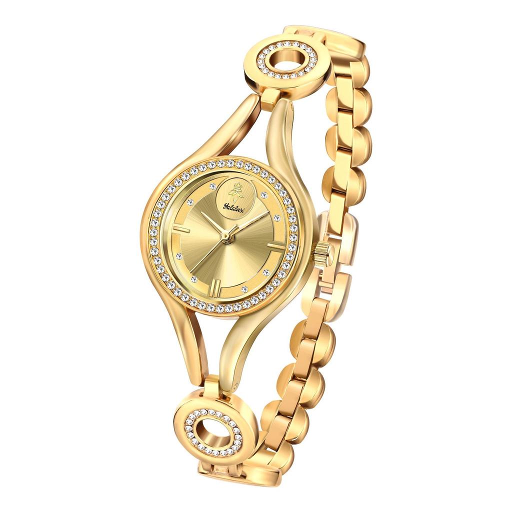 Yalalusi Fashion Medieval South East Asia Style Niche Light Luxury Ladies Watch Diamond Quartz Watch Women
