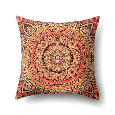 Polyester Pillowcase Boho Mandala Flower Texture Pillowcase Home Soft Decoration