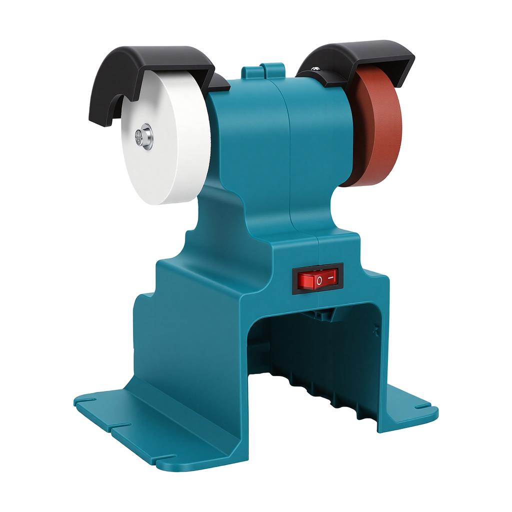 Mini Bench Grinder Fit for BL1830B BL1840B Battery Cordless Electric Sander Machine for Waxing Grinding Polishing