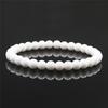 Natural Stone Elastic Bracelet 6mm Charm Men Black Lava Blue Beads Strand Bracelets for Women Yoga Meditation Jewelry pulseira