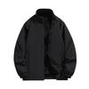 Men's Casual Solid-color Long-sleeved Windproof, Rainproof And Snowproof Jacket, Men's Waterproof Inner Fleece Thickened Warm Coat