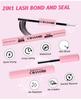 DIY Cross-Border Single Cluster D-Curved False Eyelashes Set - 640 Clusters with Mixed Lower Lashes