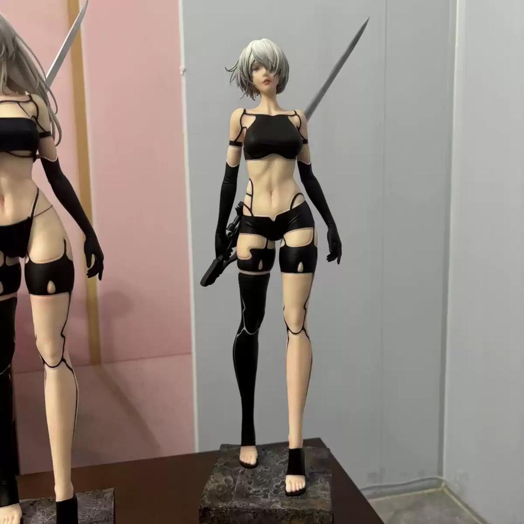 In Stock Nier: Automata  A2 Battle Damage Edition 1/4 50cm Statue Figure Boutique Statue Desktop Ornaments Decoration